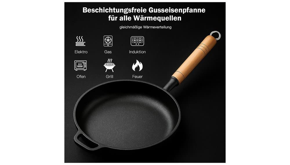 Jinfanshurich Cast Iron Frying Pan Test & Avis