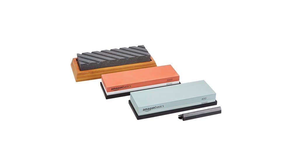 Amazon Basics Whetstone Sharpening Kit Review