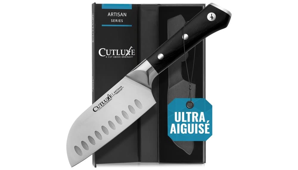Test du couteau Santoku Cutluxe 13cm : notre avis