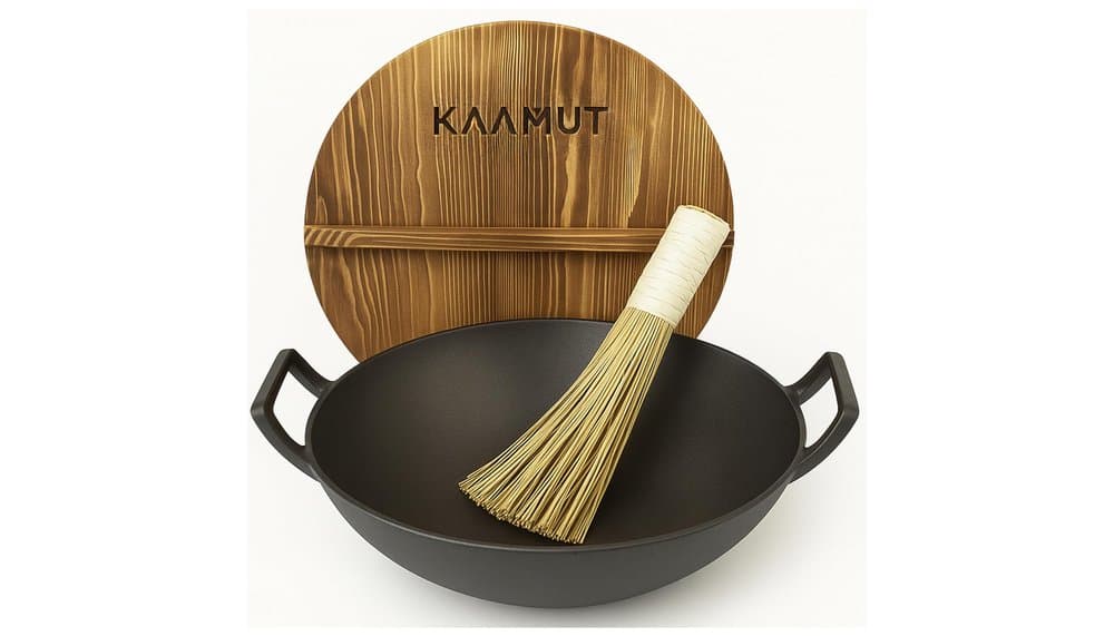 Test du wok KAAMUT Wadjan Professional Ø36 en fonte