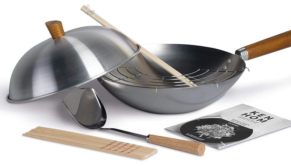 Test du Set Wok Carbone Ken Hom Traditionnel 32 cm