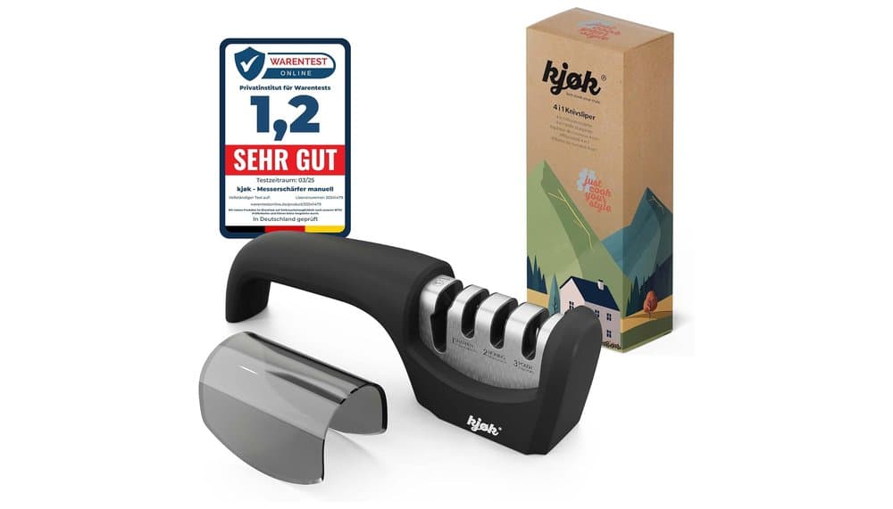 Test du kjök Premium Manual Knife and Scissors Sharpener