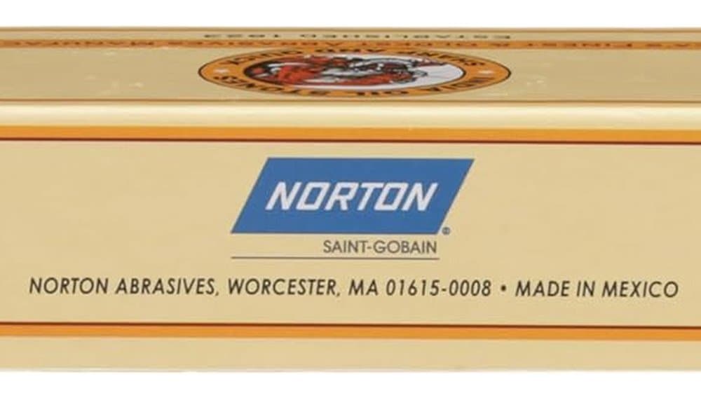 Test Norton 8 India Alundum Knife Sharpening Oil Stone