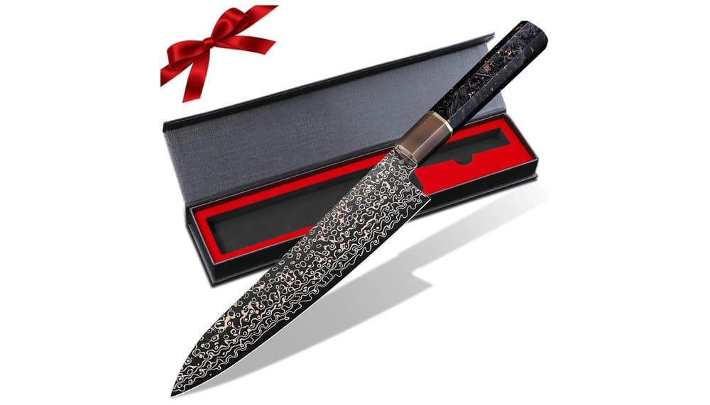 Test du Couteau Japonais Plys Damascus CD-759