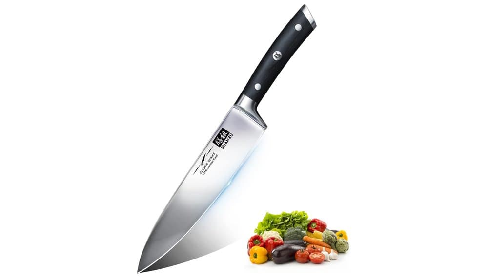 Test du couteau de chef SHAN ZU Classic Series 20 cm
