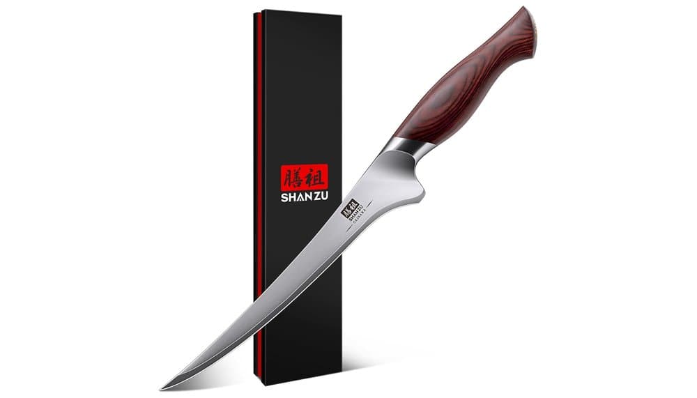 Test du couteau SHAN ZU 18cm à désosser flexible