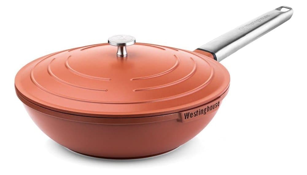 Test du Wok Westinghouse Performance Series avec couvercle